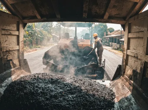 jasa pengaspalan jogja proses pengaspalan dengan aspal hotmix
