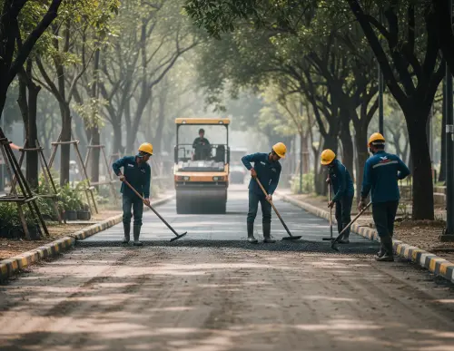 standar ketebalan aspal jalan desa pada pengaspalan yang harus diterapkan pada saat pengaspalan