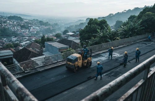 jasa pengaspalan majalengka profesional melayani pengaspalan jalan dengan material aspal hotmix berkualitas