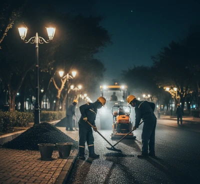 Kenapa Pengaspalan Kebanyakan dilakukan Malam Hari