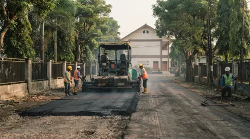 Jasa pengaspalan Cianjur untuk jalan akses kawasan sekolah